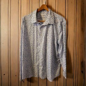 Men's long-sleeved button shirt